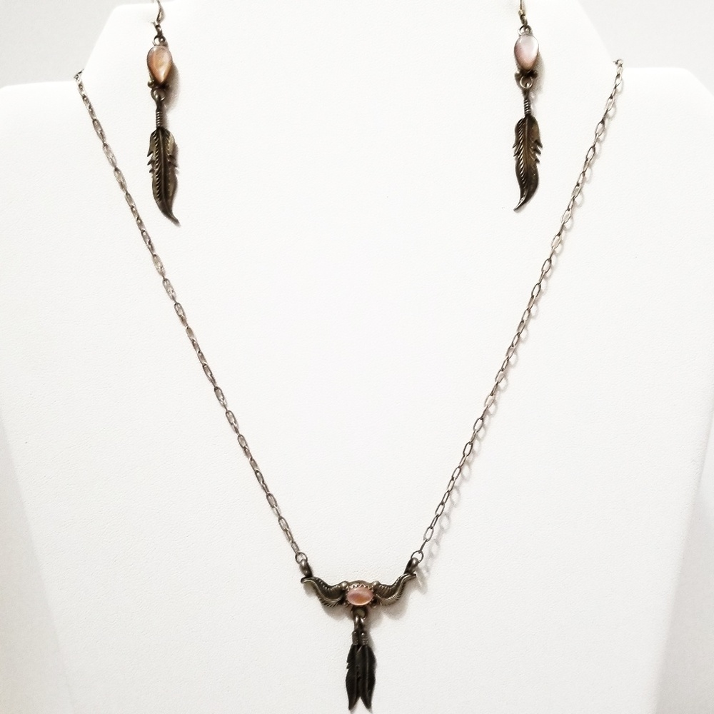 Vintage Native American Sterling Necklace